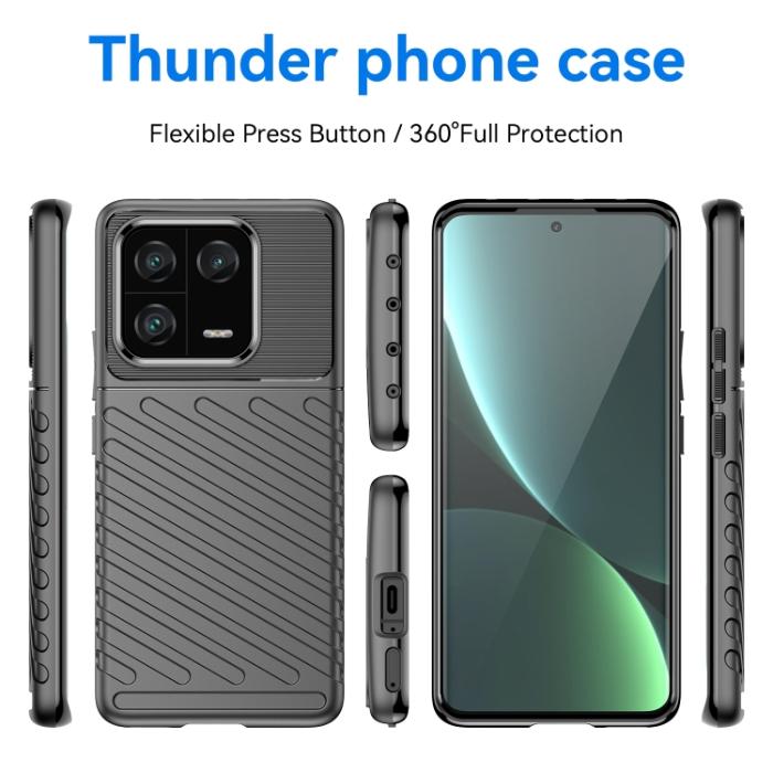 Bild 2,  Xiaomi 13 Pro 5G Skal Twill Textur Svart - Teknikhallen.se