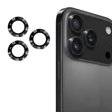 ENKAY ENKAY Phone 17 Pro Max / 17 Pro Linsskydd H&auml;rdat Glas Svart - Teknikhallen.se