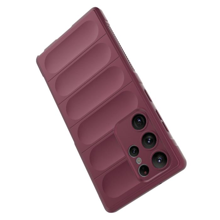 Bild 3,  Samsung Galaxy S23 Ultra Skal Magic Shield Vinröd - Teknikhallen.se