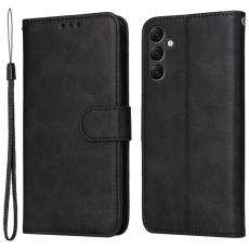  Samsung Galaxy A14 4G/5G Fodral L&auml;der Svart - Teknikhallen.se