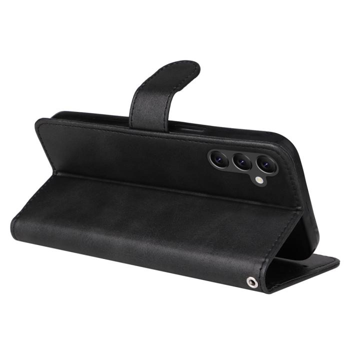 Bild 4,  Samsung Galaxy A14 4G/5G Fodral Läder Svart - Teknikhallen.se
