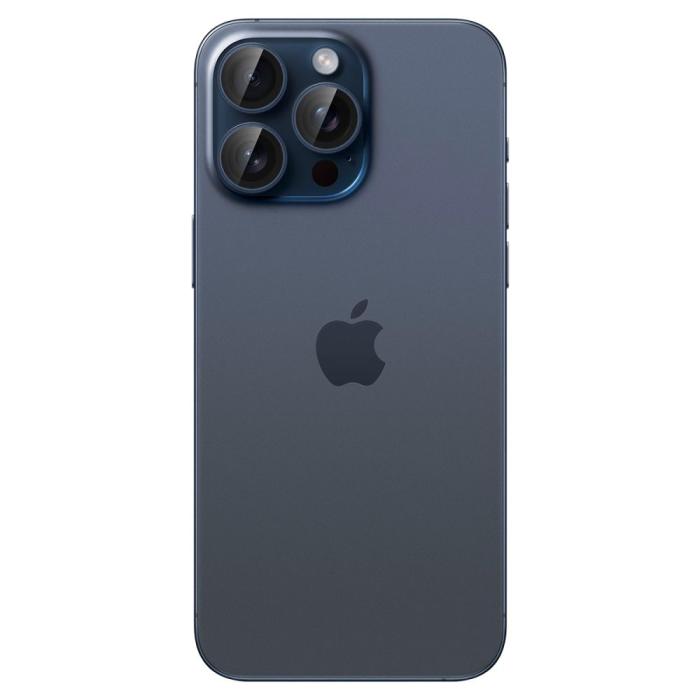 Bild 3, Spigen Spigen iPhone 15 Pro/Pro Max/14 Pro/Pro Max 2-PACK Optik.tR 