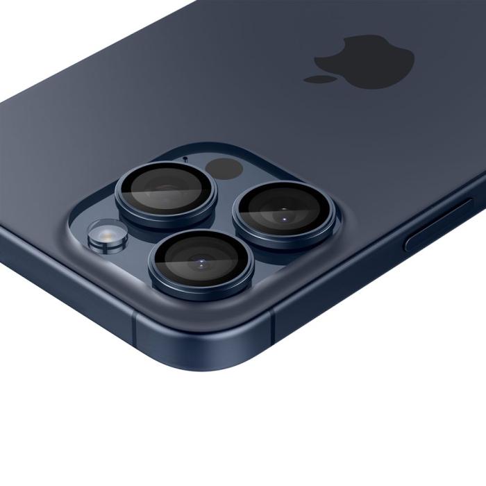 Bild 5, Spigen Spigen iPhone 15 Pro/Pro Max/14 Pro/Pro Max 2-PACK Optik.tR 