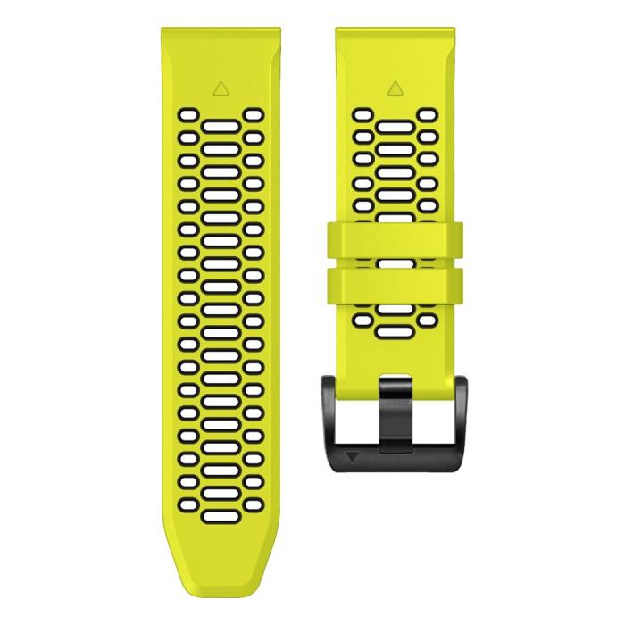 Bild 3,  Klockarmband 26 mm Dual-Color Robust Lime/Svart - Teknikhallen.se