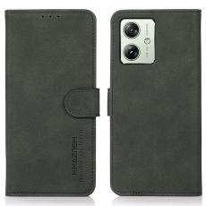KHAZNEH KHAZNEH Motorola Moto G54 5G Fodral Retro L&auml;der Gr&ouml;n - Teknikhallen.se