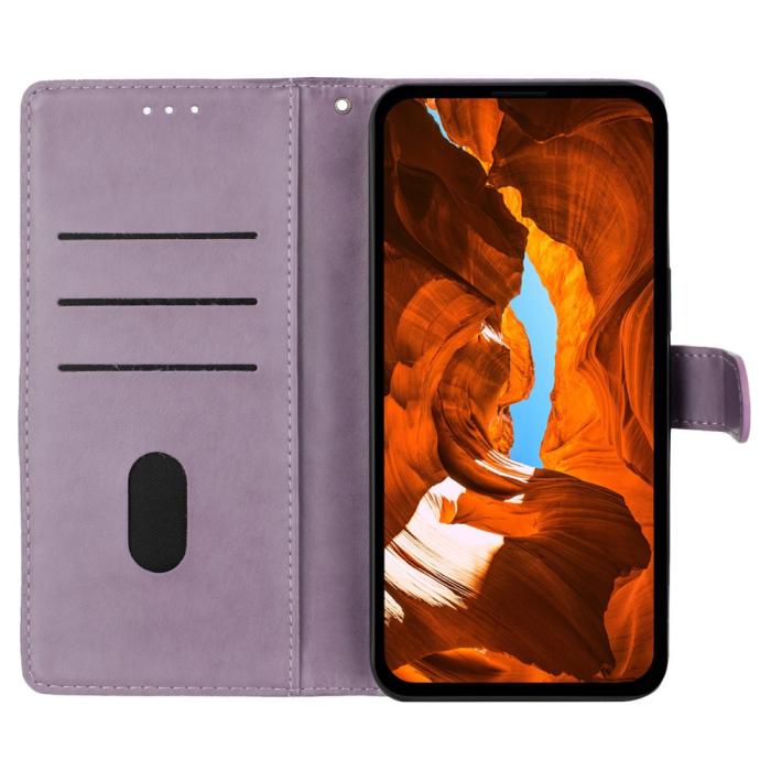 Bild 2,  Samsung Galaxy A16/A26 5G Fodral Med Blommigt Tryck Lila - Teknikhallen.se