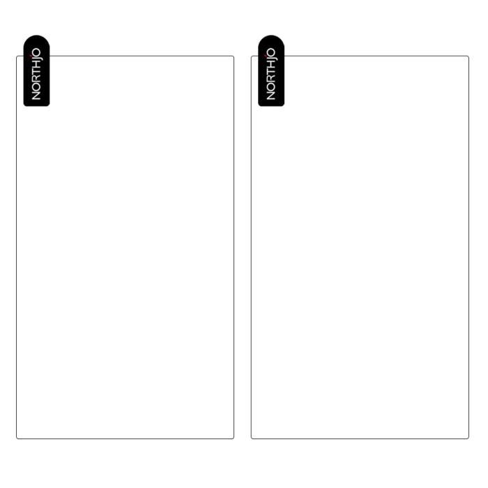 Bild 2, NORTHJO NORTHJO Nintendo Switch OLED 2-PACK Skärmskydd Härdat Glas - Teknikhallen.se