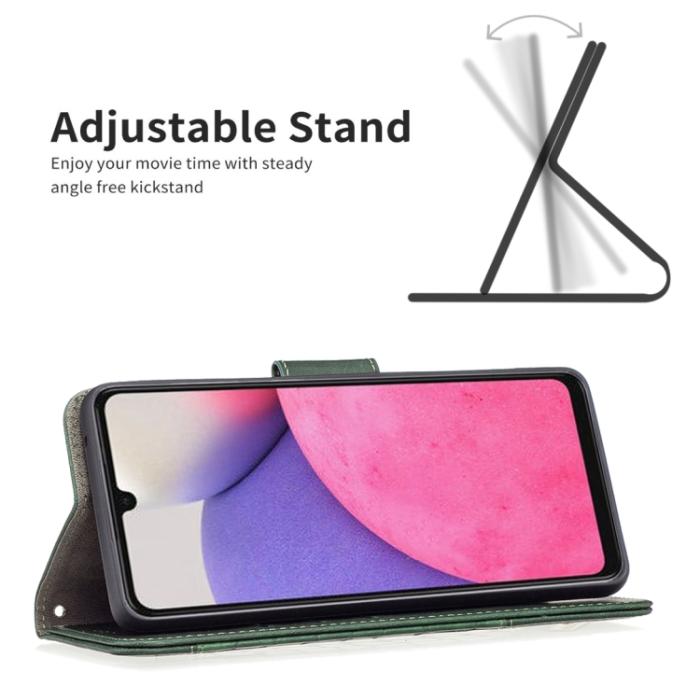 Bild 5,  Samsung Galaxy A33 5G Fodral Krokodil Textur Grön - Teknikhallen.se