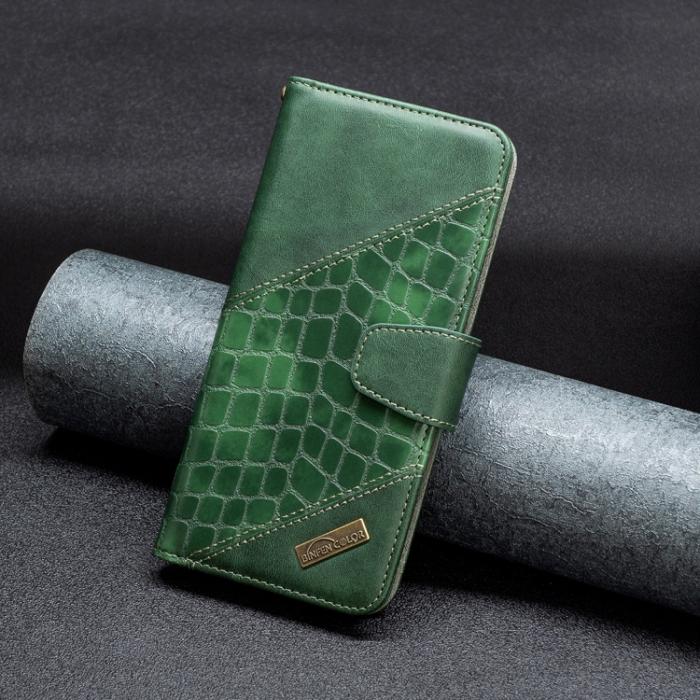 Bild 6,  Samsung Galaxy A33 5G Fodral Krokodil Textur Grön - Teknikhallen.se