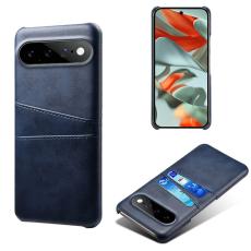  Google Pixel 11 Pro XL Skal PU L&auml;der Med 2 Kortfack Bl&aring; - Teknikhallen.se