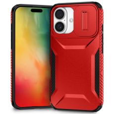  iPhone 16 Plus Skal CamShield Hybrid R&ouml;d - Teknikhallen.se