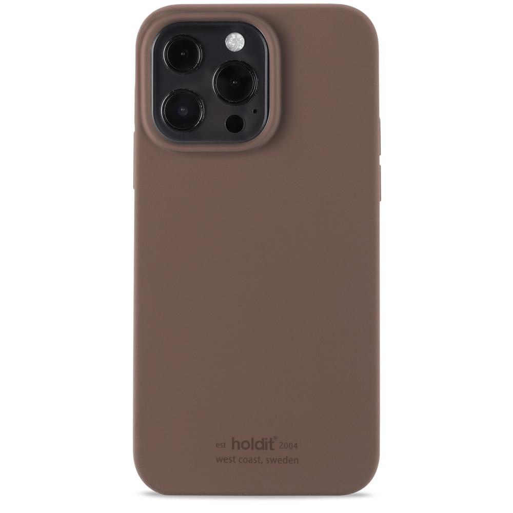 holdit holdit iPhone 13 Pro Skal Silikon Dark Brown - Teknikhallen.se