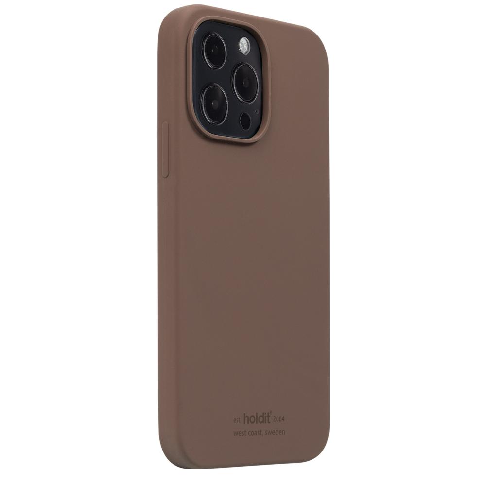 holdit holdit iPhone 13 Pro Skal Silikon Dark Brown - Teknikhallen.se