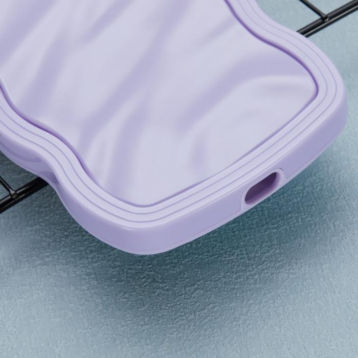 Bild 6,  iPhone 14 Pro Max Mobilskal Wavy Textur Lila - Teknikhallen.se