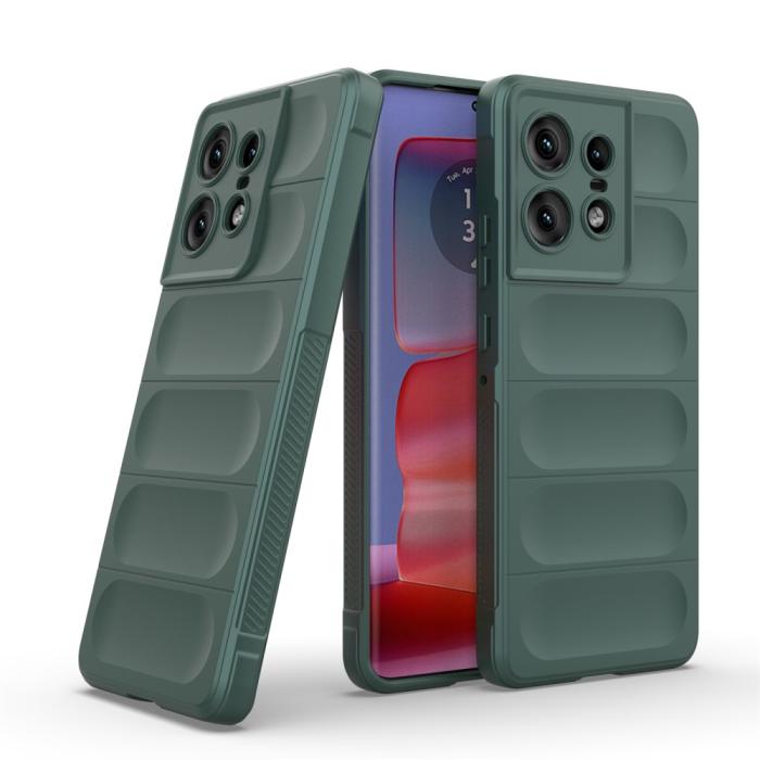 Bild 4,  Motrola Edge 50 Pro 5G Skal Magic Shield Mörk Grön - Teknikhallen.se