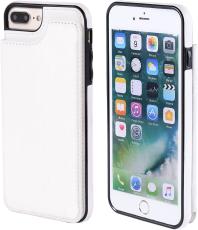  iPhone 7/8 Plus - Skal Med Korth&aring;llare - Vit - Teknikhallen.se