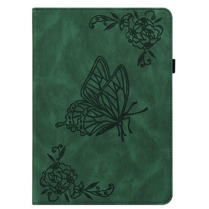 Bild 6,  Samsung Galaxy Tab A11 Plus Fodral Butterfly Flower Grön - Teknikhallen.se