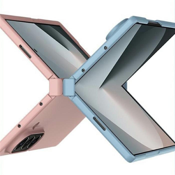 Bild 2, ABEEL ABEEL Samsung Galaxy Z Fold 7 Skal Skin Feel Rosa - Teknikhallen.se