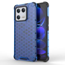  Xiaomi 13 Pro 5G Skal Shockproof Honeycomb Textur Bl&aring; - Teknikhallen.se