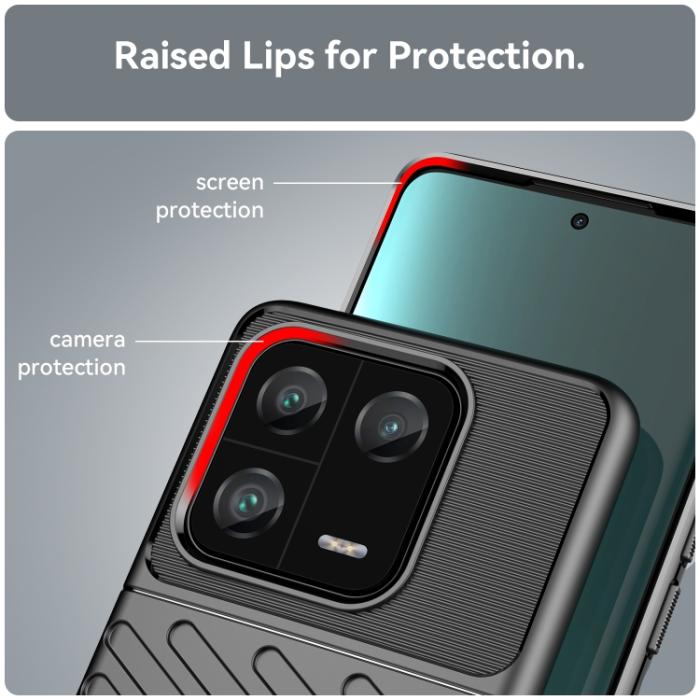 Bild 6,  Xiaomi 13 Pro 5G Skal Twill Textur Svart - Teknikhallen.se