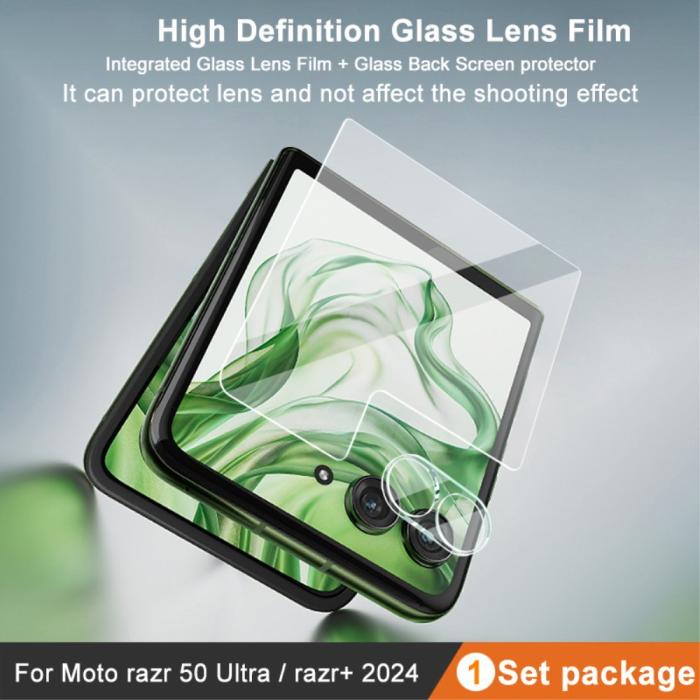 Bild 2, IMAK IMAK Motorola Razr 50 Ultra 5G Skärmskydd/Linsskydd Härdat Glas - Teknikhallen.se