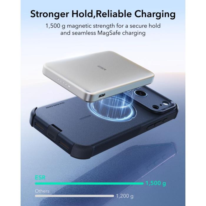 Bild 6, ESR ESR iPhone 18 Pro Max / 17 Pro Max Skal MagSafe Cyber Tough - Teknikhallen.se