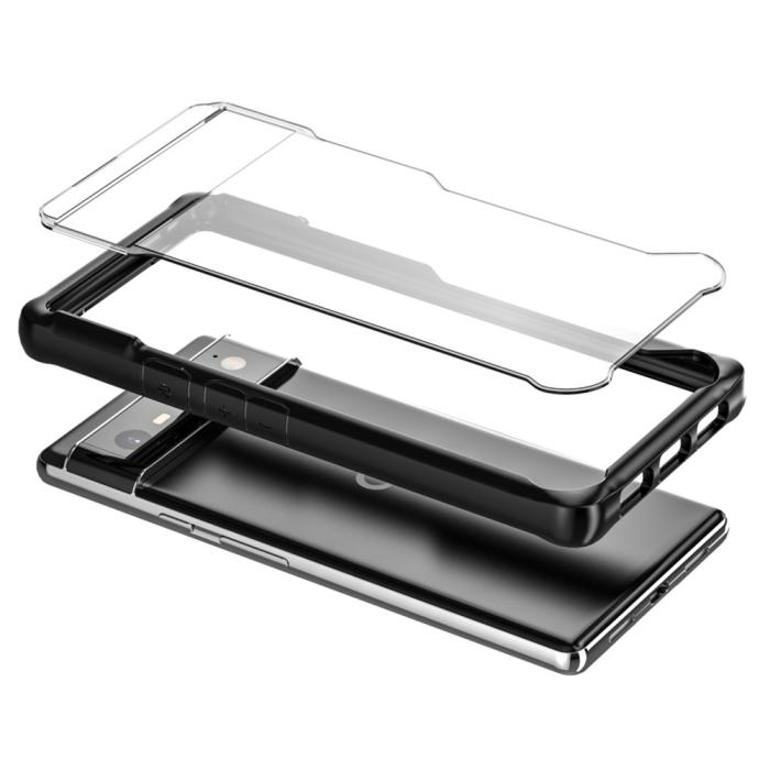 Bild 2,  Google Pixel 7 Pro Skal Akryl/TPU Shockproof Svart - Teknikhallen.se