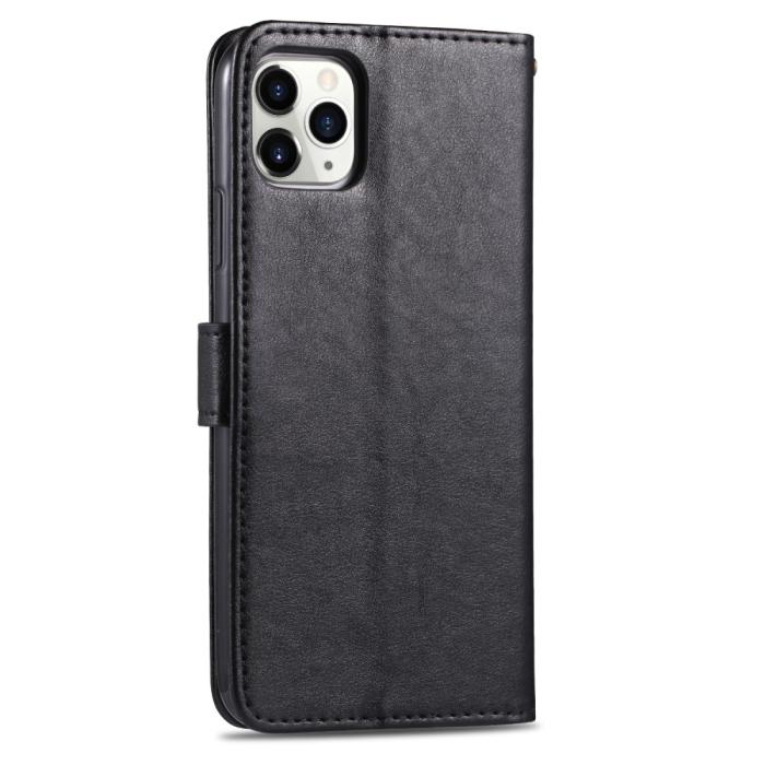 Bild 3, AZNS iPhone 13 Mini - AZNS Klassiskt Läder Fodral - Svart - Teknikhallen.se