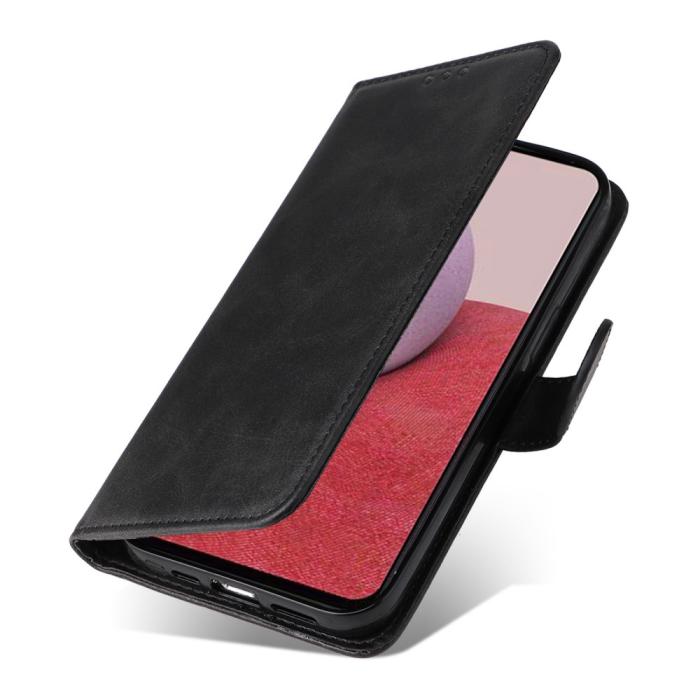Bild 5,  Samsung Galaxy A14 4G/5G Fodral Läder Svart - Teknikhallen.se