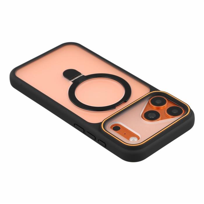 Bild 5,  iPhone 18 Pro / 17 Pro Skal Med Fällbart MagSafe Stativ Svart - Teknikhallen.se
