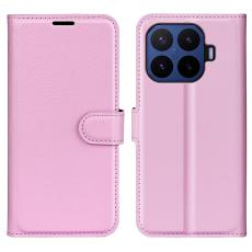  Xiaomi 17T Pro Fodral Litchi L&auml;der Ljus Rosa - Teknikhallen.se