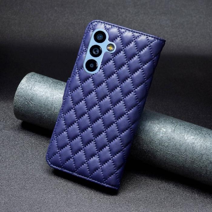 Bild 5,  Samsung Galaxy A54 5G Fodral Diamond Läder Blå - Teknikhallen.se