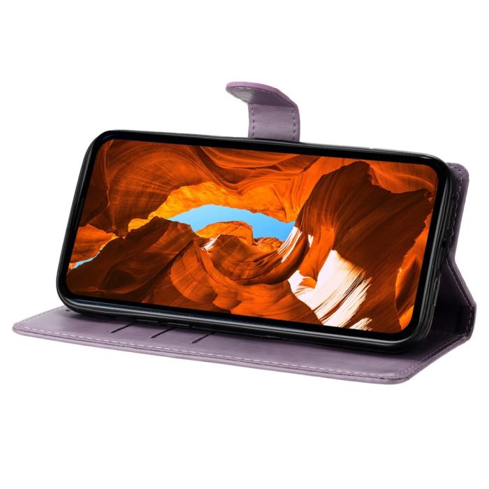 Bild 3,  Samsung Galaxy A16/A26 5G Fodral Med Blommigt Tryck Lila - Teknikhallen.se