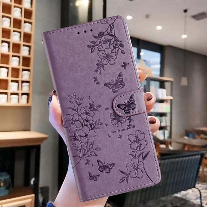 Bild 5,  Samsung Galaxy A16/A26 5G Fodral Med Blommigt Tryck Lila - Teknikhallen.se