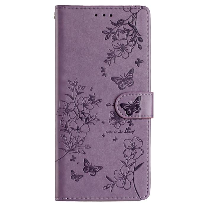 Bild 6,  Samsung Galaxy A16/A26 5G Fodral Med Blommigt Tryck Lila - Teknikhallen.se