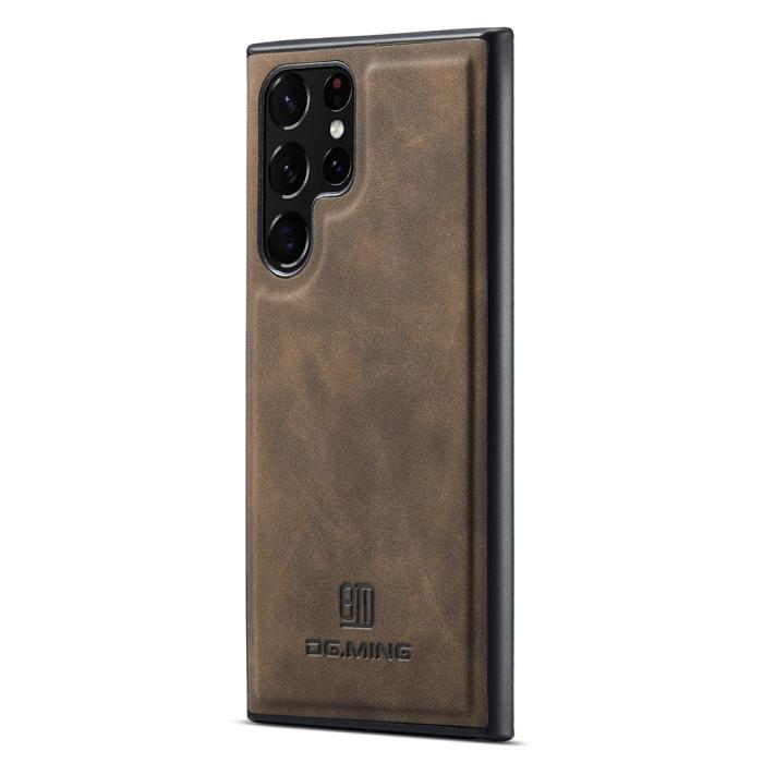 Bild 3, DG.MING DG.MING Samsung Galaxy S23 Ultra Skal Läderbelagt Mörk Brun - Teknikhallen.se