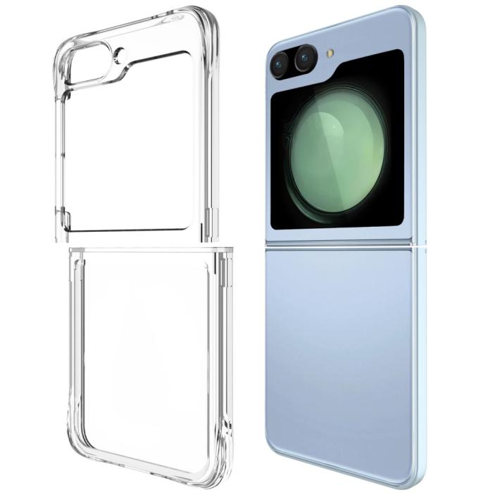 Bild 4,  Galaxy Z Flip 6 / 7 FE / 7 FE Skal TPU Transparent - Teknikhallen.se