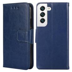  Samsung Galaxy S23 Fodral L&auml;der Bl&aring; - Teknikhallen.se