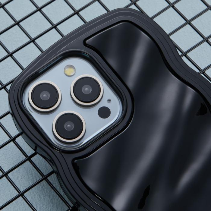 Bild 5,  iPhone 14 Pro Max Mobilskal Wavy Textur Svart - Teknikhallen.se