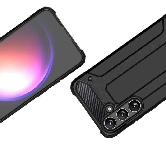 Bild 2,  Galaxy S24 Plus Skal Shockproof Armor Hybrid Roséguld - Teknikhallen.se