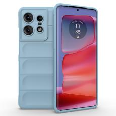  Motrola Edge 50 Pro 5G Skal Magic Shield Ljus Bl&aring; - Teknikhallen.se