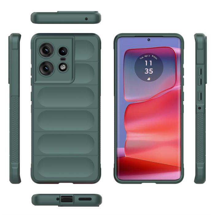 Bild 5,  Motrola Edge 50 Pro 5G Skal Magic Shield Mörk Grön - Teknikhallen.se