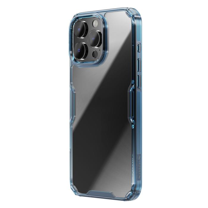 Bild 2, NILLKIN NILLKIN iPhone 16 Pro Max Skal Nature Pro Blå - Teknikhallen.se