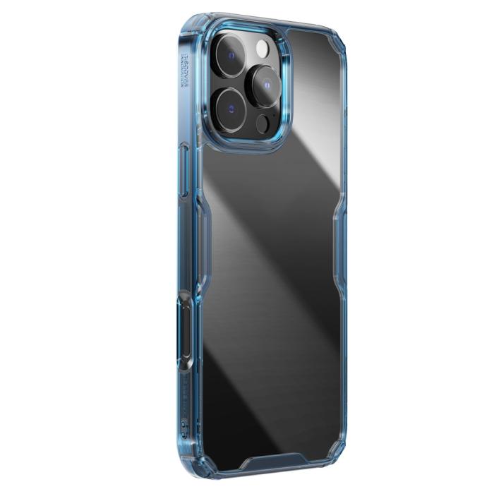 Bild 3, NILLKIN NILLKIN iPhone 16 Pro Max Skal Nature Pro Blå - Teknikhallen.se
