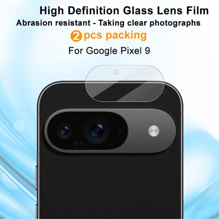 Bild 2, IMAK IMAK Google Pixel 9 Linsskydd 2-PACK Härdat Glas - Teknikhallen.se