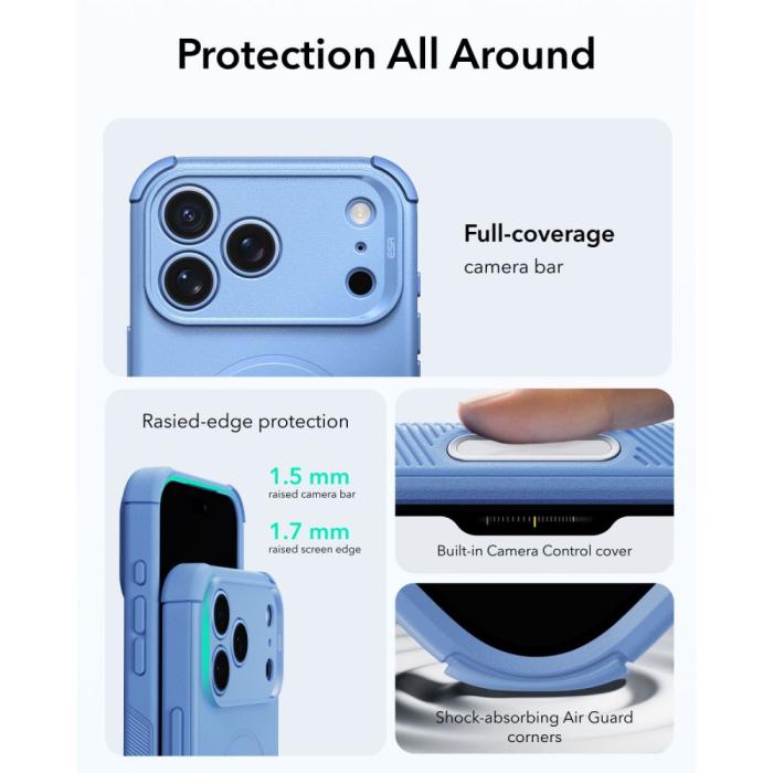 Bild 3, ESR ESR iPhone 18 Pro Max / 17 Pro Max Skal MagSafe Cyber Tough - Teknikhallen.se
