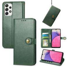  Samsung Galaxy A33 5G Fodral Solid L&auml;der Gr&ouml;n - Teknikhallen.se