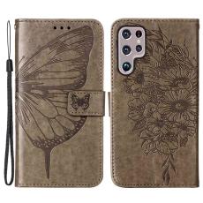  Samsung Galaxy S23 Ultra Fodral Fj&auml;ril Tryck Gr&aring; - Teknikhallen.se