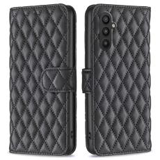  Samsung Galaxy A25 5G Fodral Diamond L&auml;der Svart - Teknikhallen.se