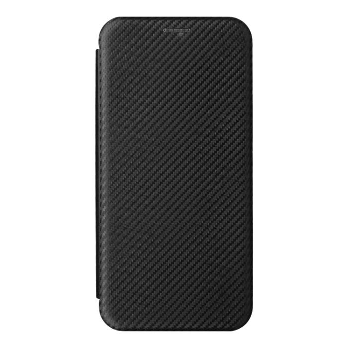 Bild 2,  iPhone 14 Pro Max Fodral Flip Kolfiber Textur Svart - Teknikhallen.se